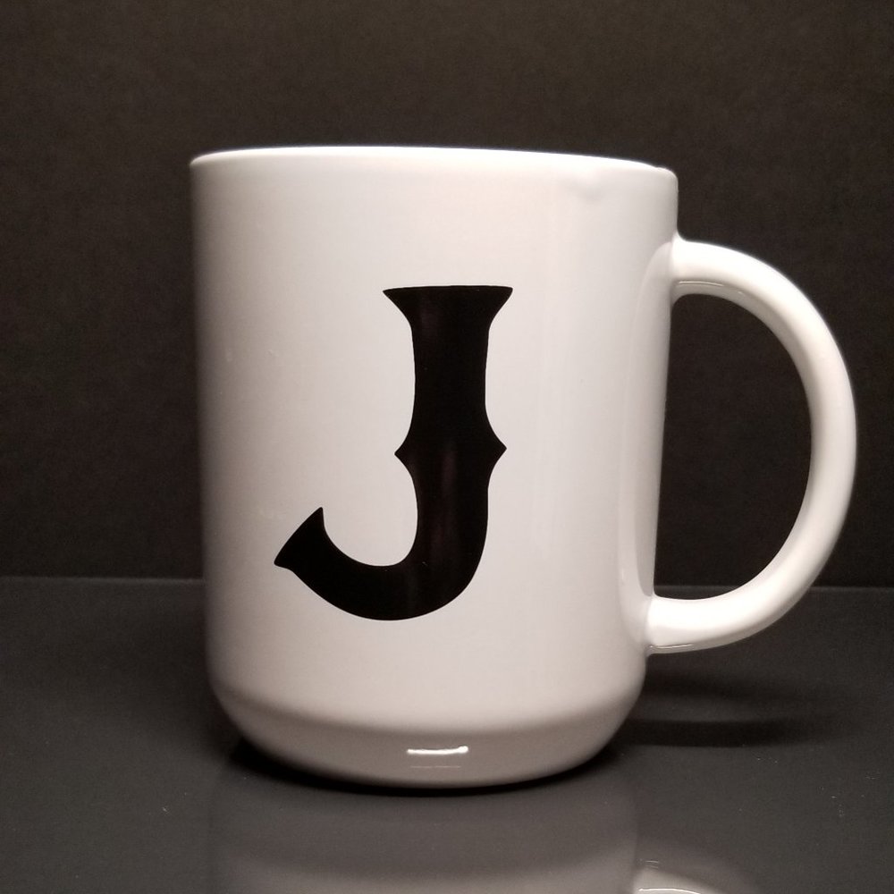 Initial J Mug by Holiday Home